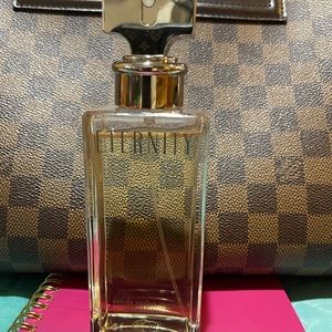 Eternity for woman 3.3 Fl oz. Only been sprayed about 4 times